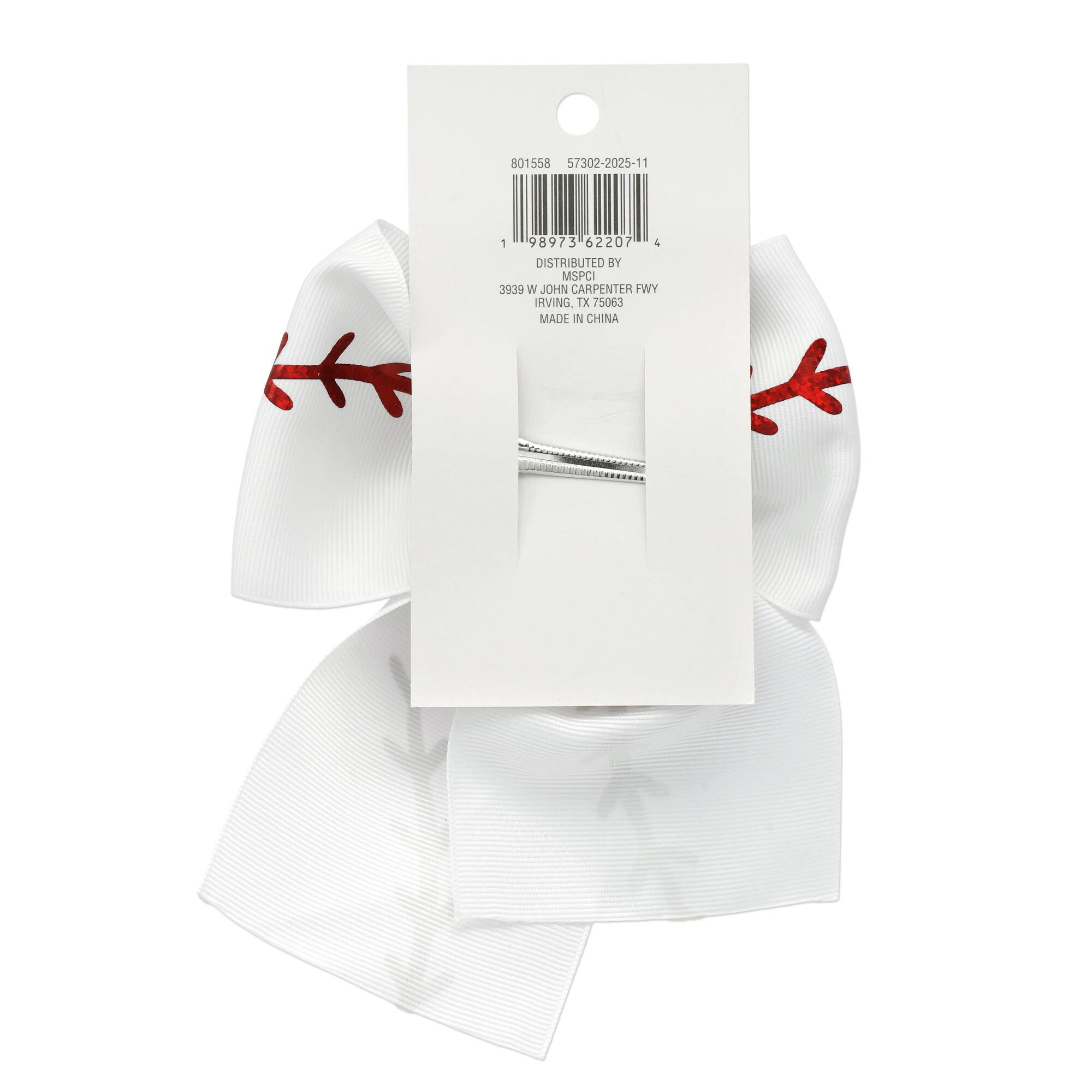 Baseball Bow Clip by Celebrate It™